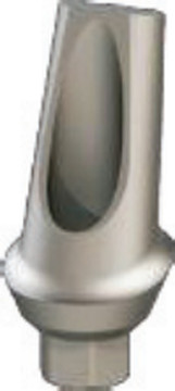 Anatomic angled abutment, 15°