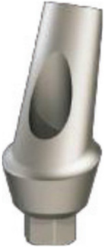 Anatomic angled abutment, 25°