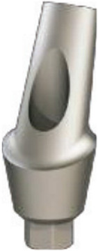 Anatomic angled abutment, 25°