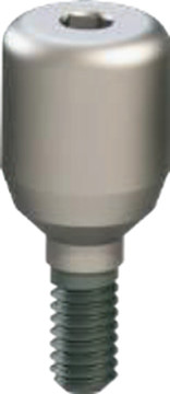 Titanium healing abutment, 5 mm