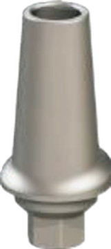 Concave anatomic straight abutment