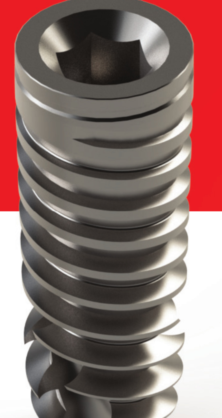 PSI tapered internal hex dental implant